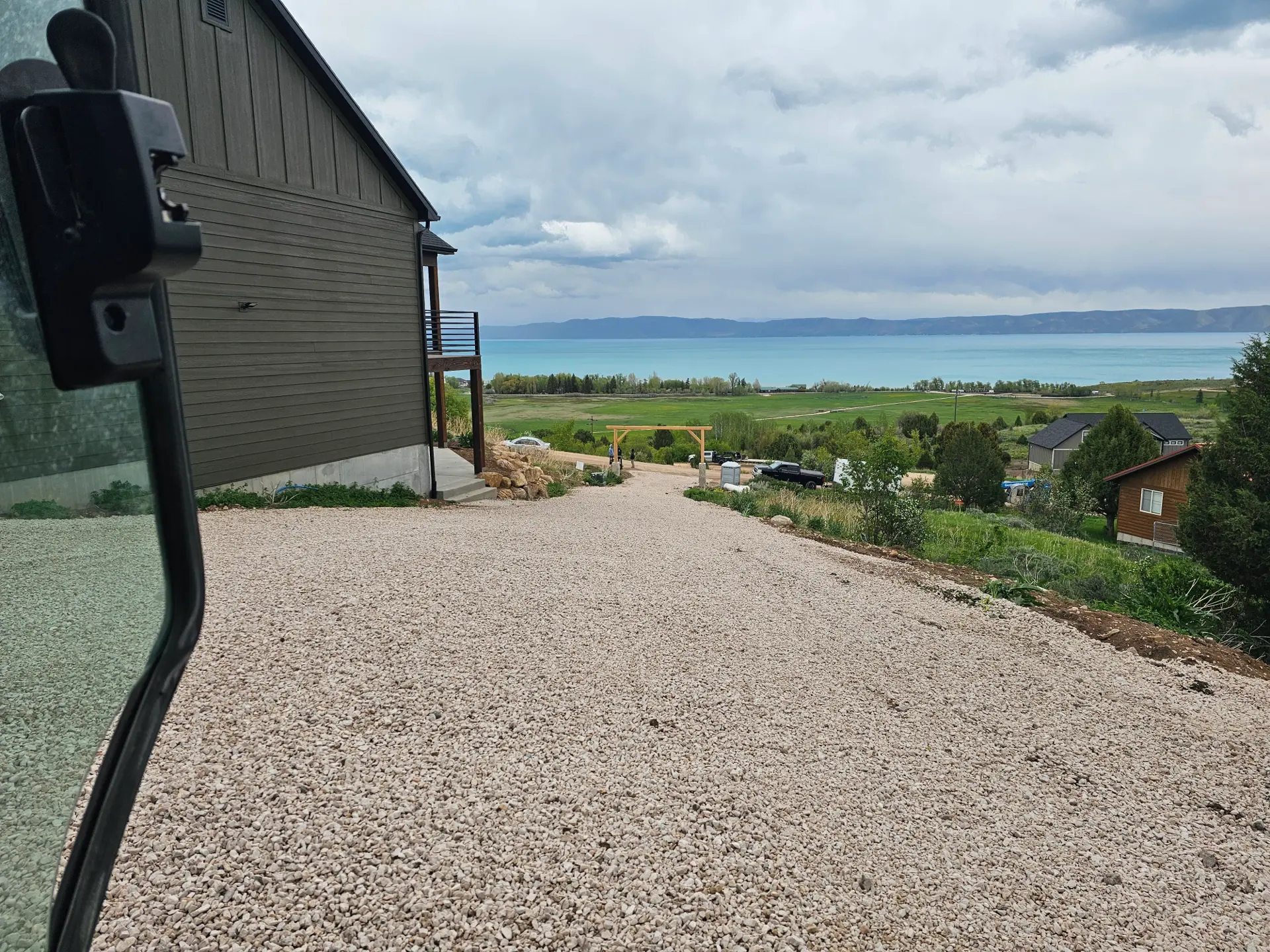 Engineered structural retaining walls blending into Northern Utah landscaping