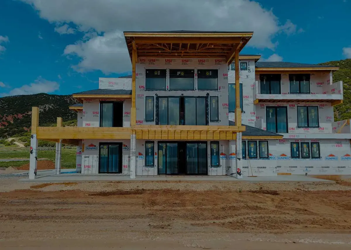 Finished design build estate project