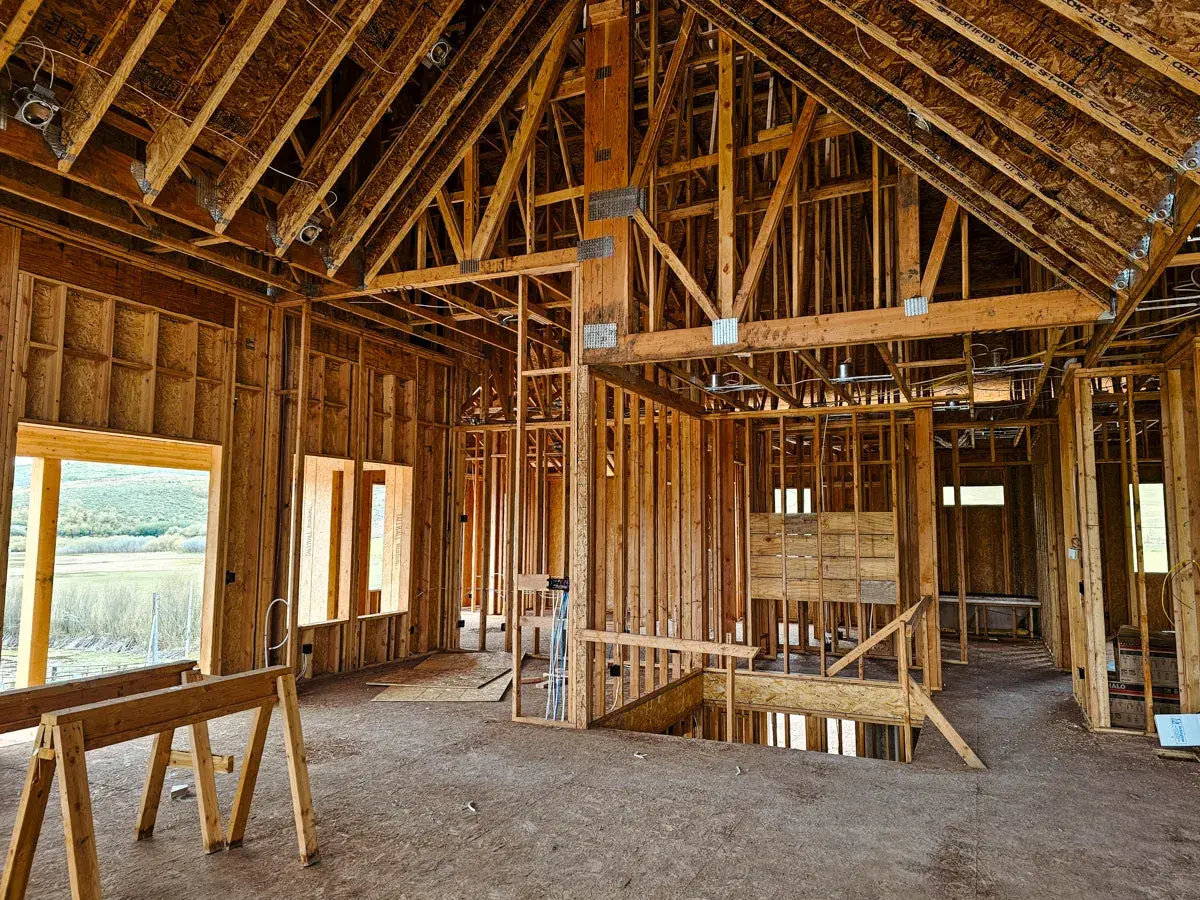 Intricate interior rough-ins managed by GC