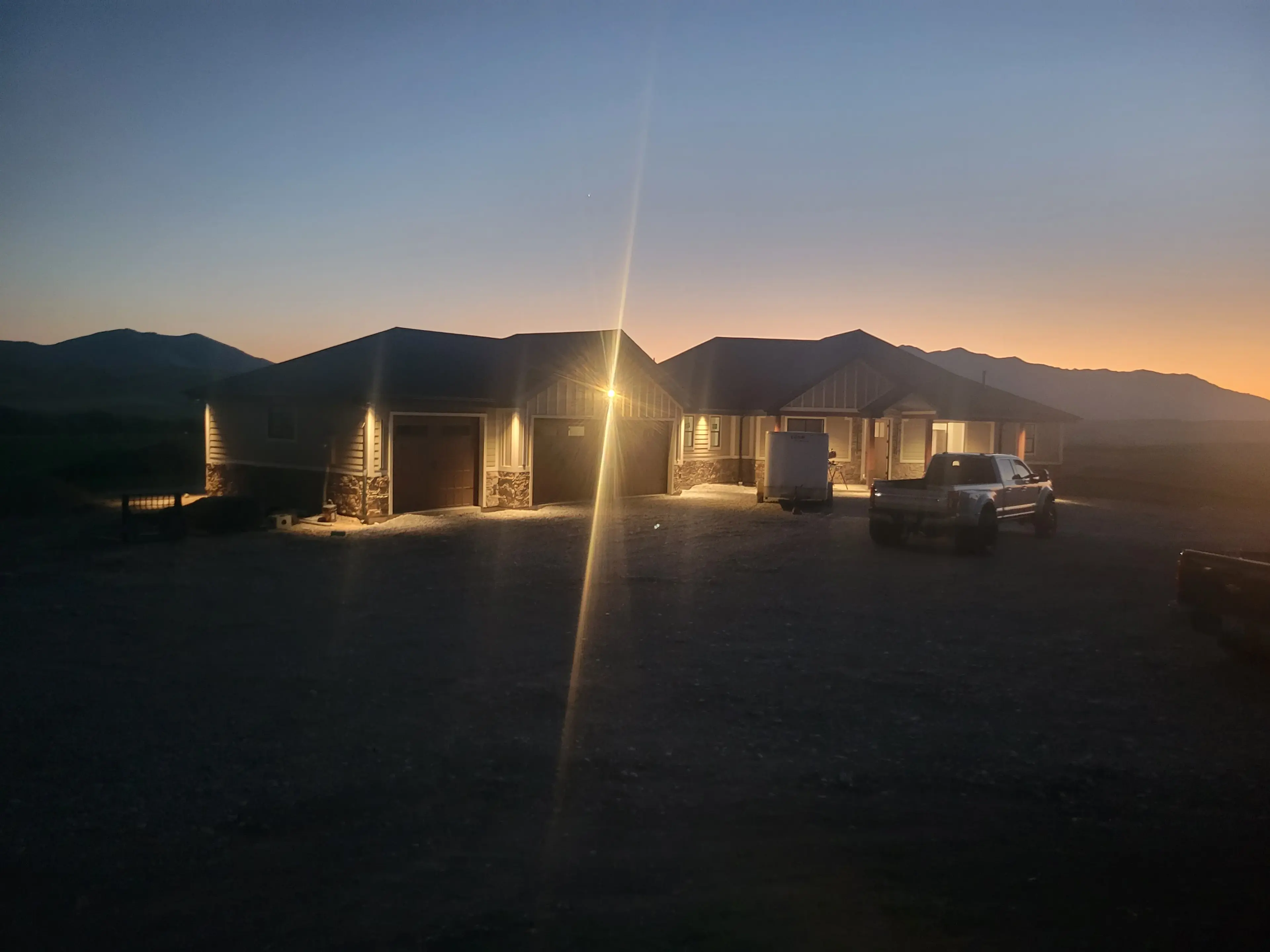 Massive completed luxury estate spanning across a Paradise UT landscape